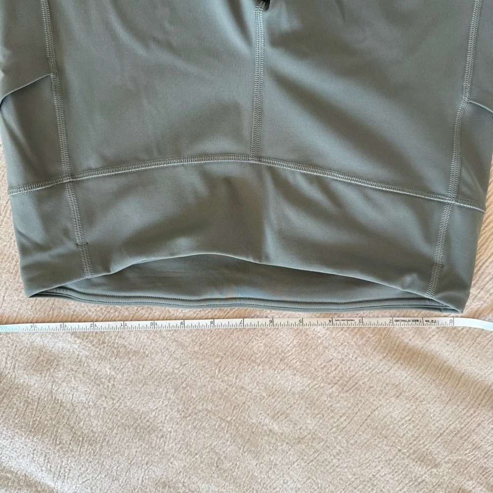 lululemon athletica Olive Green Cropped Leggings